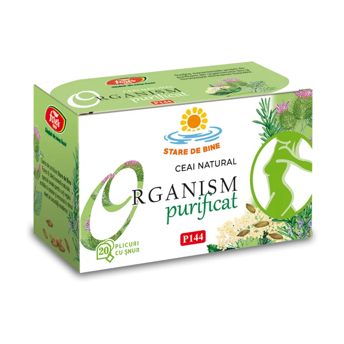 Ceai Organism Purificat, 20 plicuri, Fares