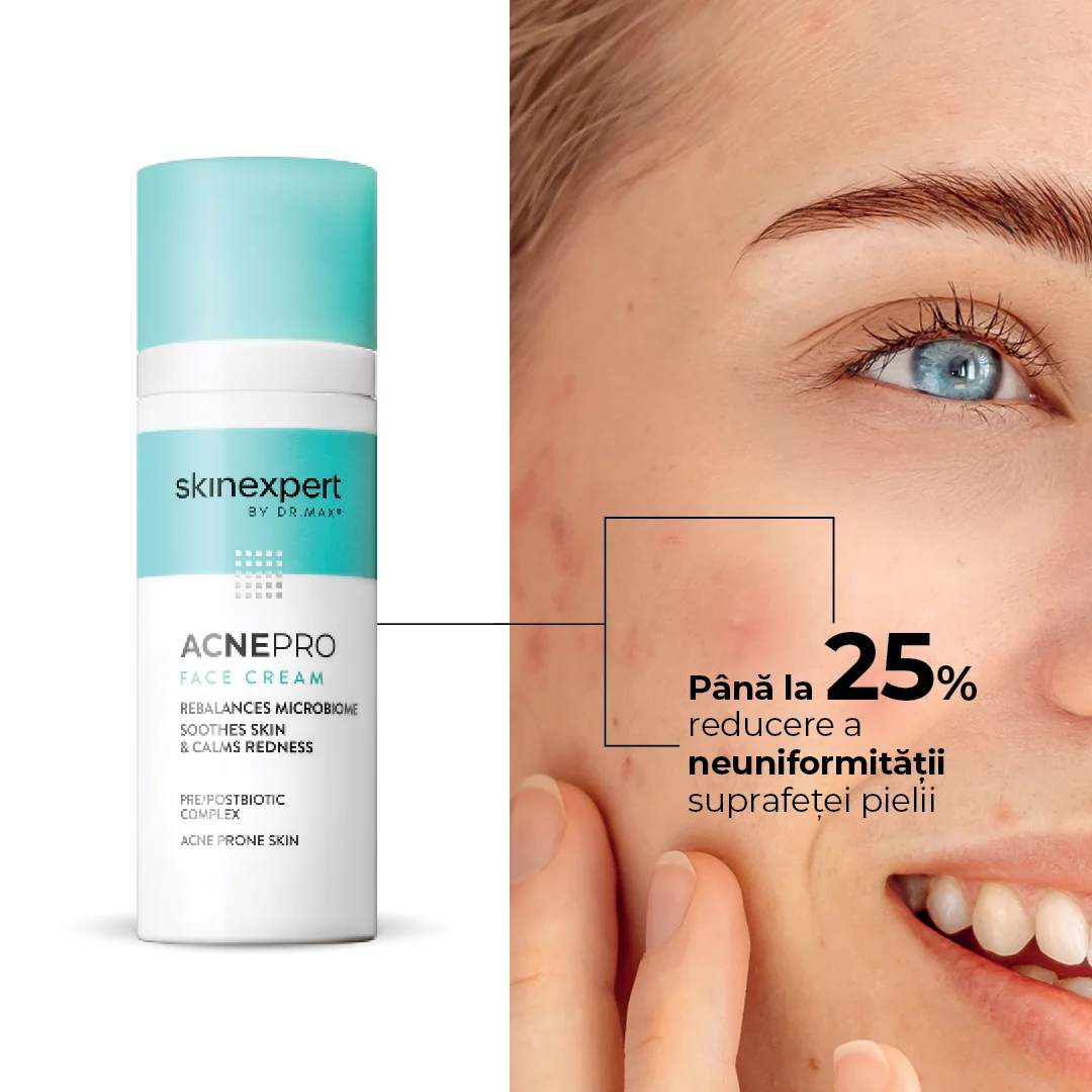 Skinexpert by Dr. Max® Crema de fata anti-imperfectiuni AcnePro, 50ml