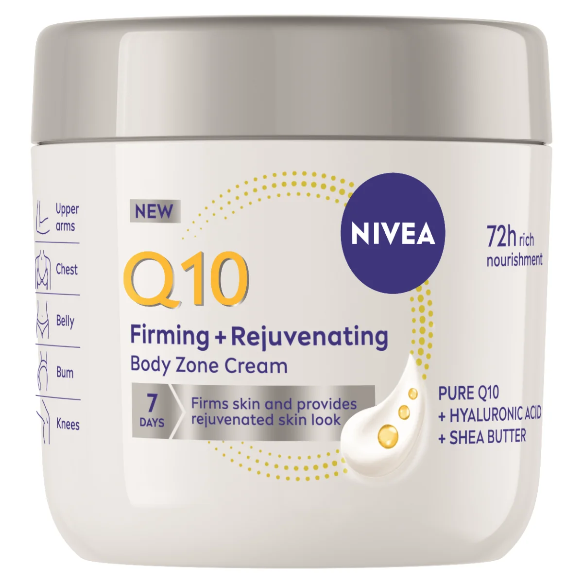 Crema pentru corp cu efect de fermitate si rejuvenare Q10, 400ml, Nivea