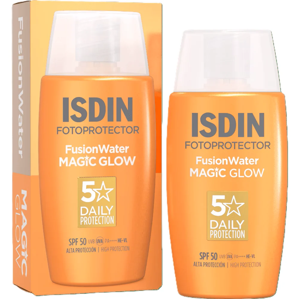 Fotoprotector Fusion Water Magic Glow SPF50, 50ml, Isdin