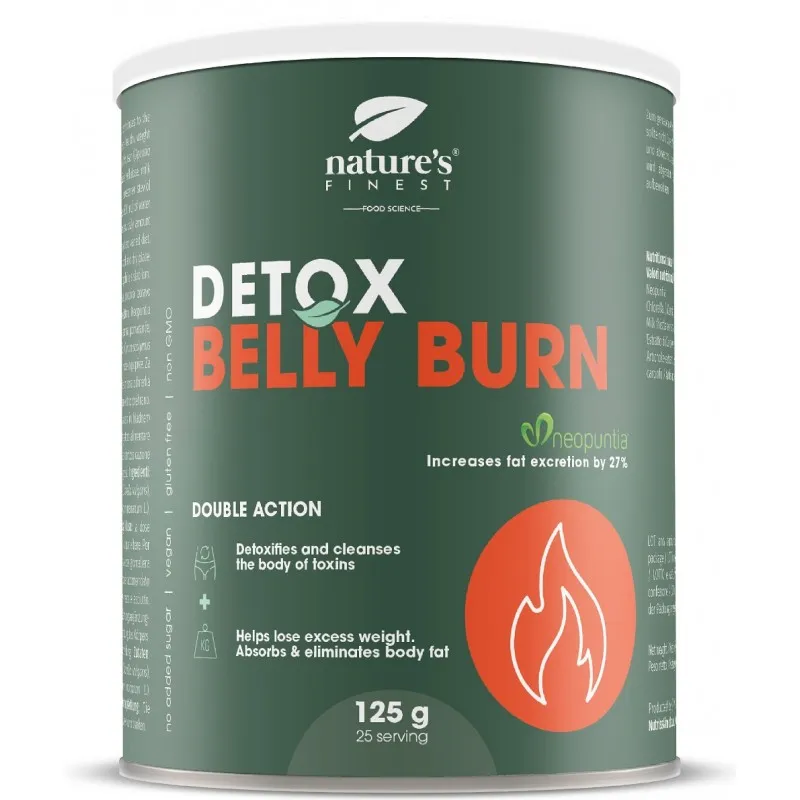 Bautura Detox Belly Burn (ardere grasime), 125g, Nutrisslim