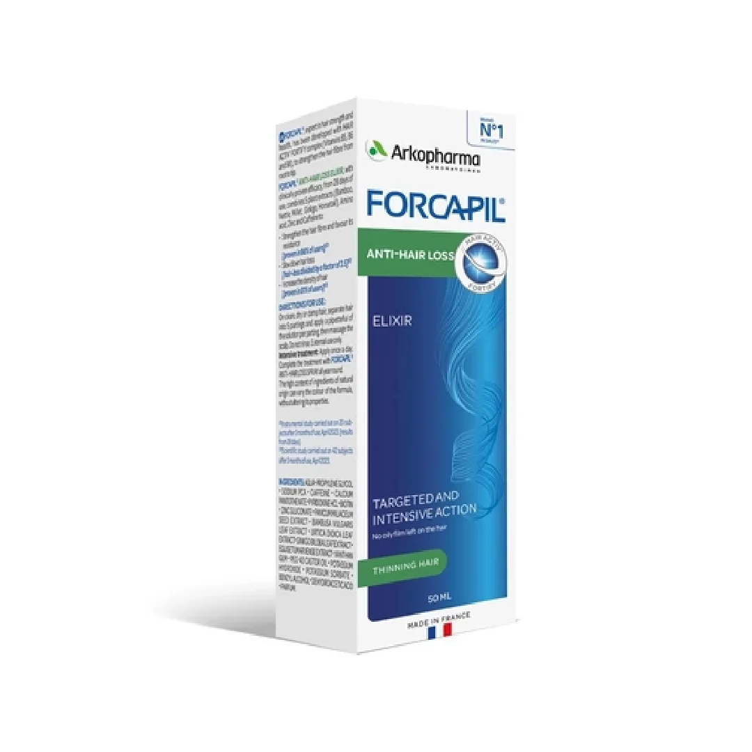 Elixir impotriva caderii parului, 50ml, Forcapil