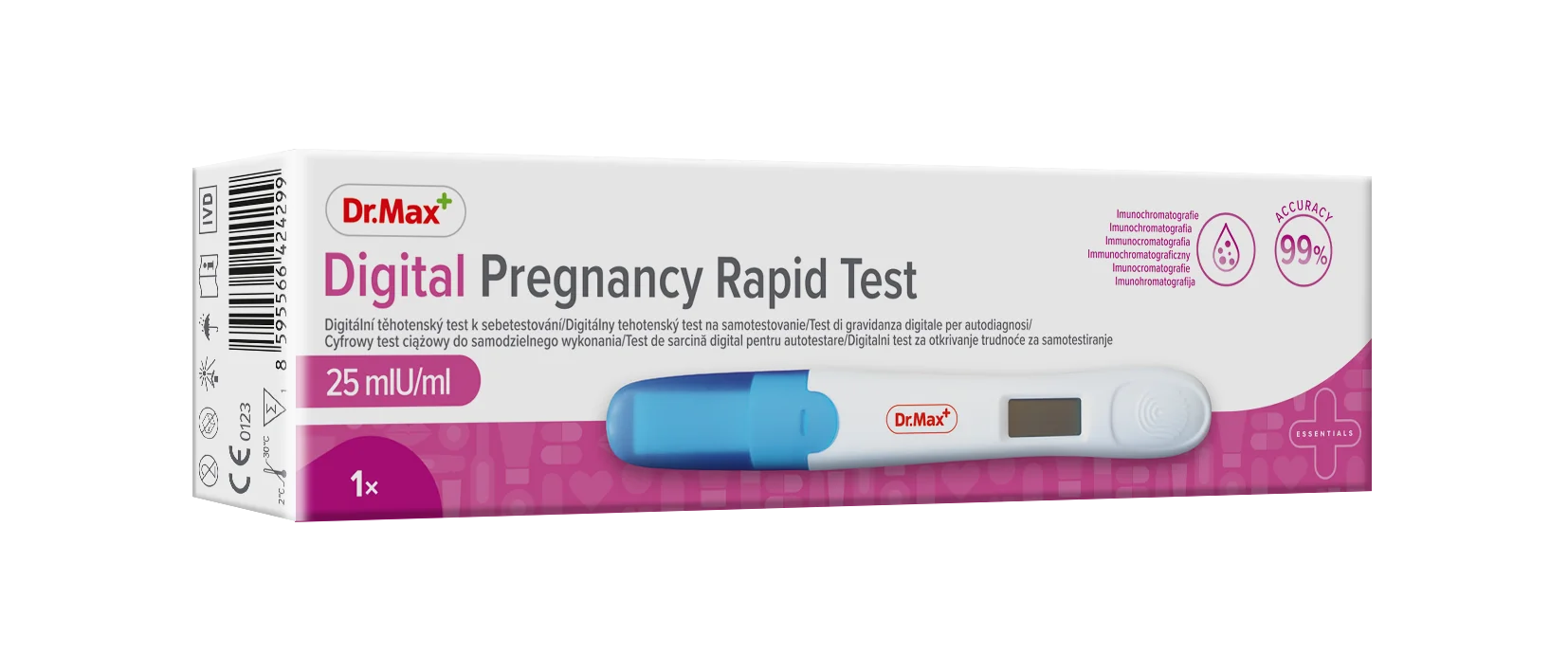Dr. Max Digital Pregnancy Rapid Test, 1 bucata