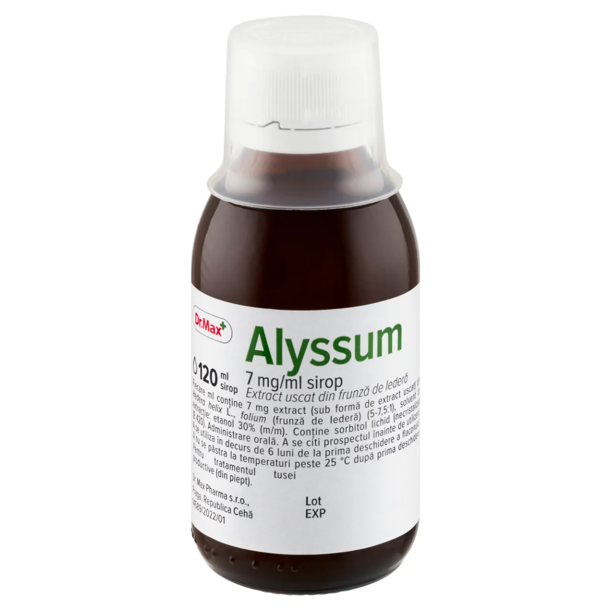 Dr. Max Alyssum 7mg/ml Sirop, 120ml
