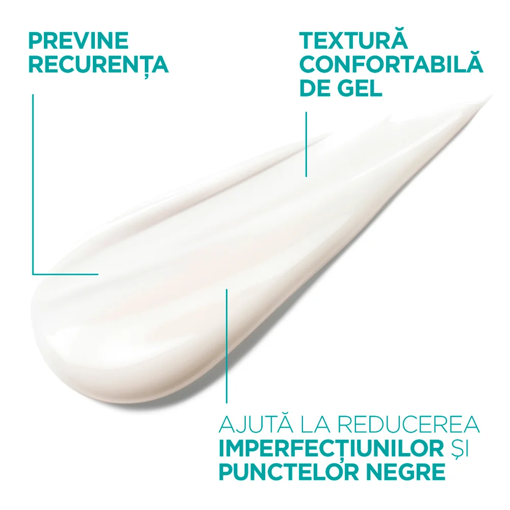 Gel de curatare micro-exfoliant fata si corp ten gras cu tendinta acneica Effaclar, 200ml, La Roche-Posay