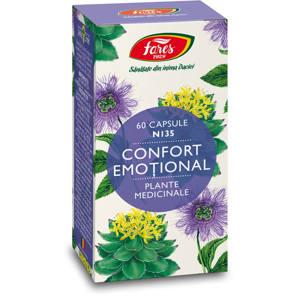 Confort emotional, 60 capsule, Fares