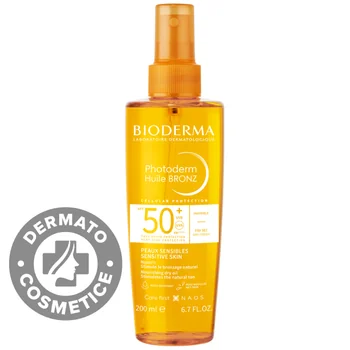 Ulei bronzant SPF 50+ Photoderm Bronz, 200ml, Bioderma