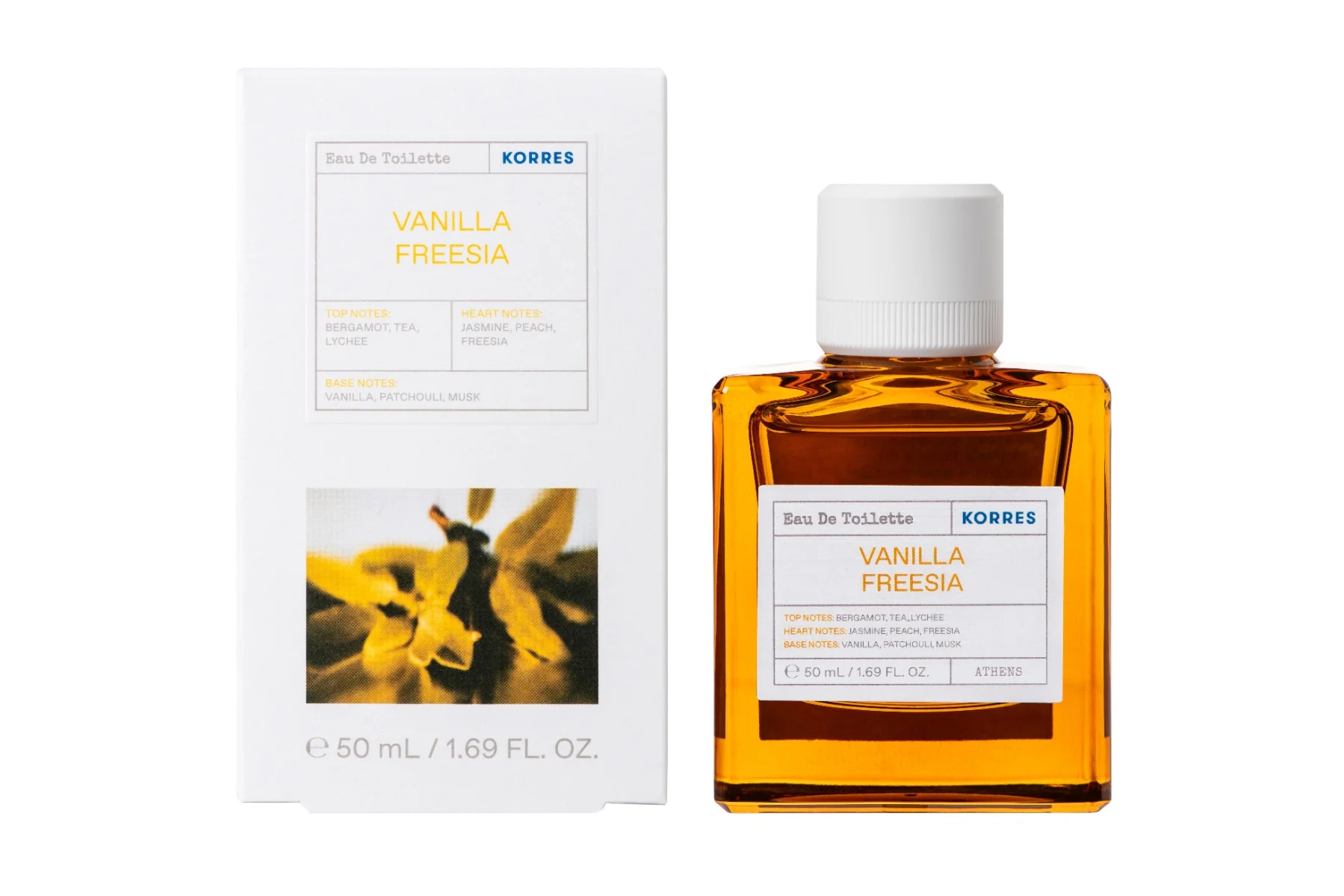 Apa de toaleta Vanilla Freesia, 50ml, Korres