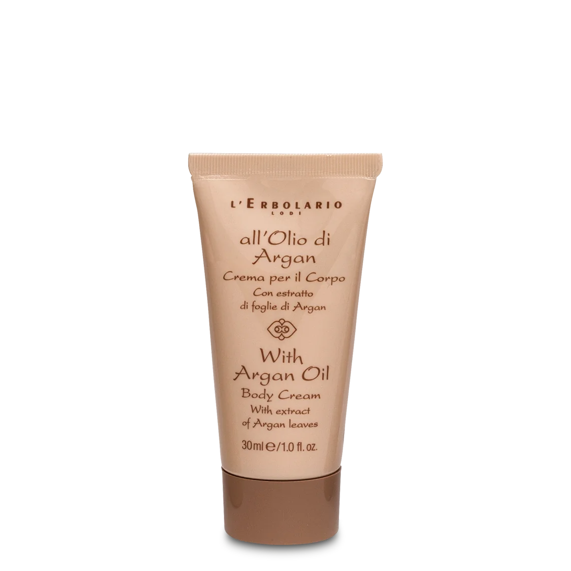 L'Erbolario Mini Crema de corp cu ulei de argan, 30ml