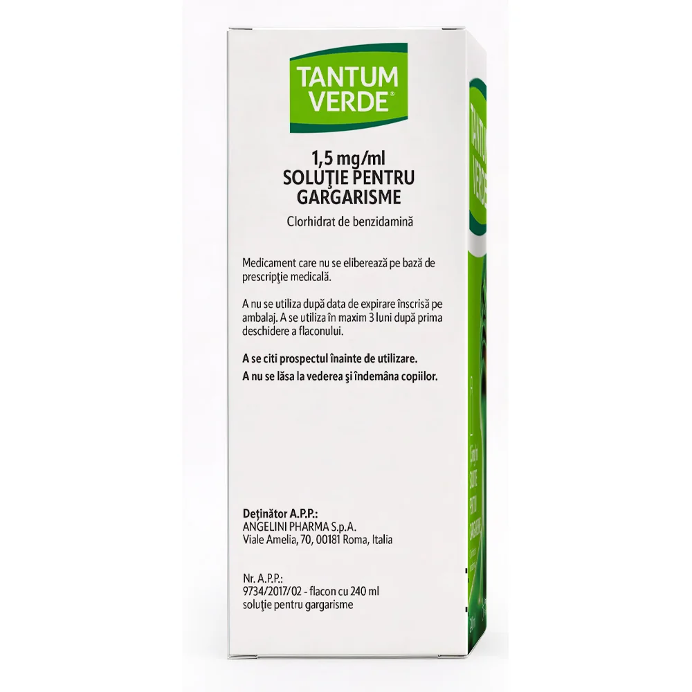 Tantum verde solutie, 240 ml, Angelini