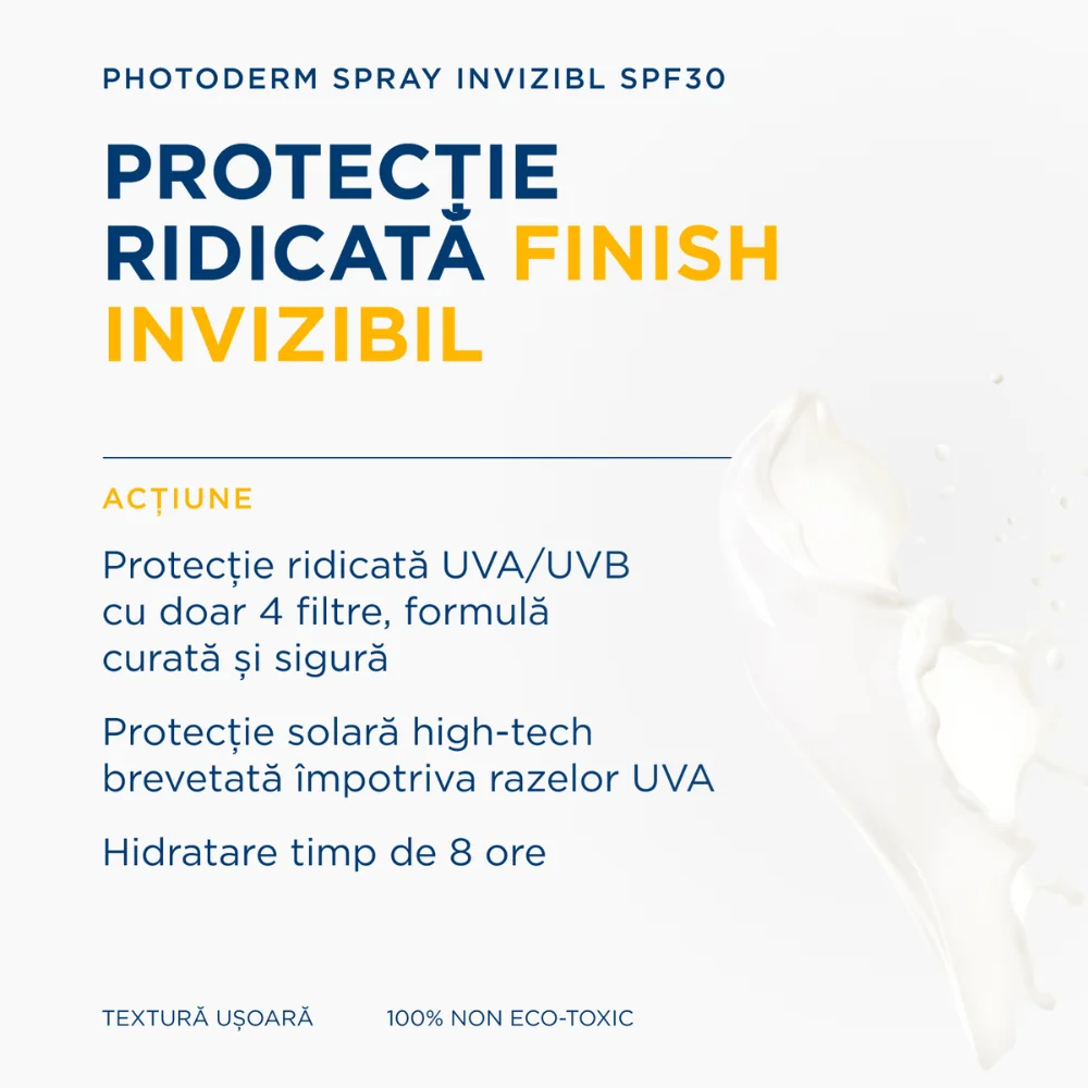 Spray protectie solara Photoderm SPF 30, 200ml, Bioderma