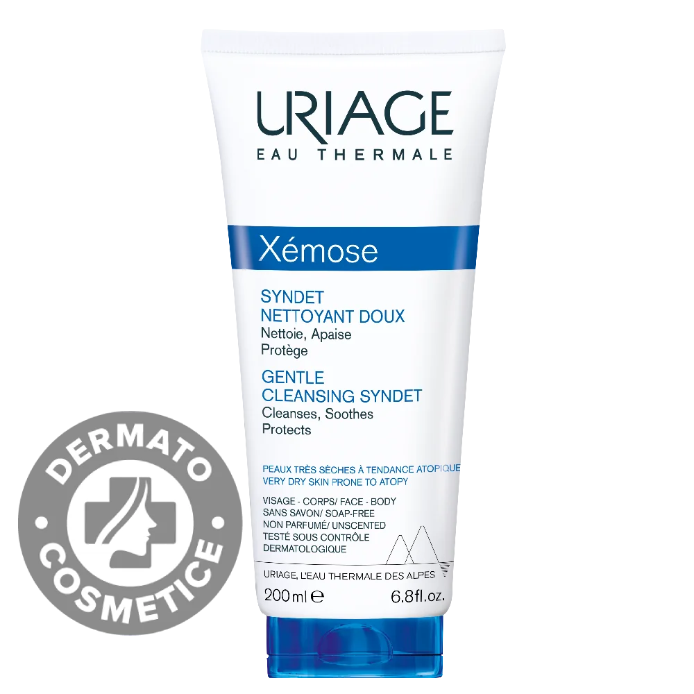 Gel de curatare Xemose Syndet, 200ml, Uriage