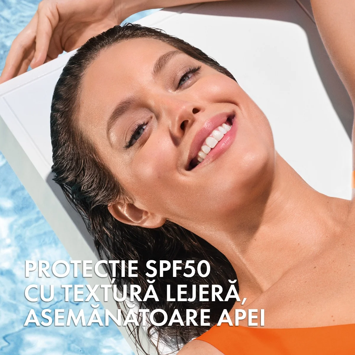 Fluid invizibil hidratant SPF 50 Capital Soleil UV AQUA, 50ml, Vichy