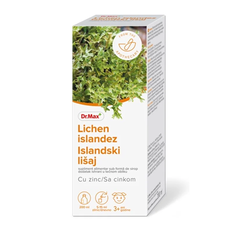 Dr. Max Lichen Islandez sirop, 200ml