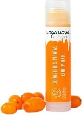 Balsam de buze natural cu ceara de albine si ulei de catina Kind Pirate, 5ml, Uoga Uoga