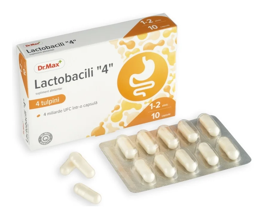 Dr. Max Lactobacili "4", 10 capsule