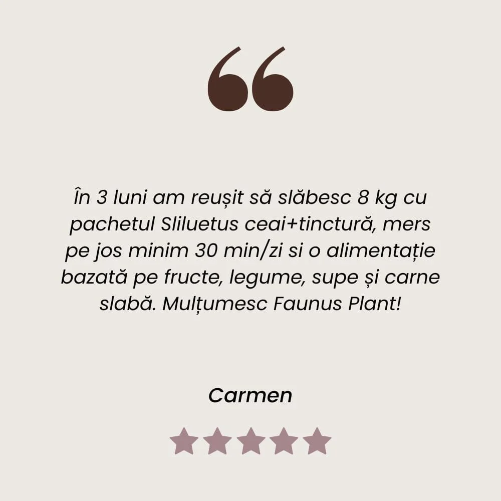 Ceai slabire Siluetus, 90g, Faunus Plant