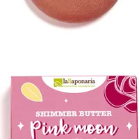 Unt solid de corp pentru stralucire Pink Moon cu murumuru si trandafir, 80ml, La Saponaria