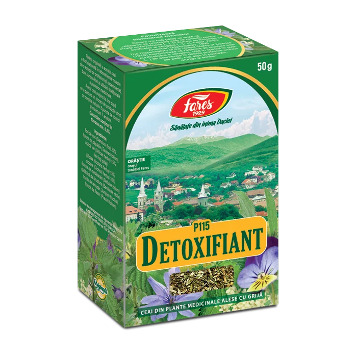 Ceai detoxifiant P115, 50g, Fares