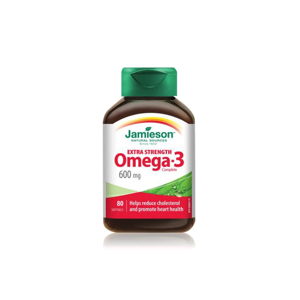 Omega 3 600mg, 80 capsule moi, Jamieson