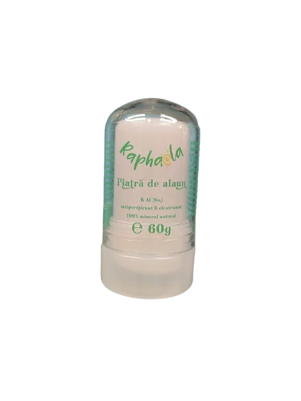 Deodorant stick din piatra de alaun, 60g, Steaua Divina