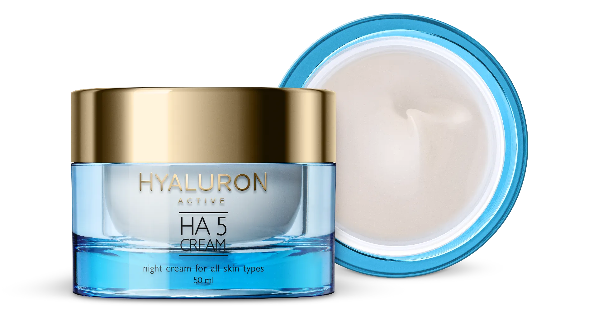Crema de noapte Hyaluron Active, 50ml, Nuance 