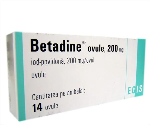 Betadine Ovule 200mg, 14 ovule, Egis Pharmaceutical
