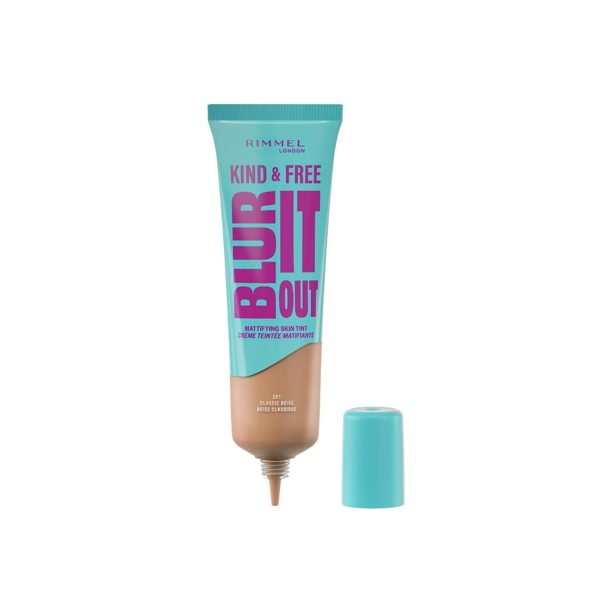 Fond de ten Kind & Free Blur It Out 201 Classic Beige, 30ml, Rimmel London