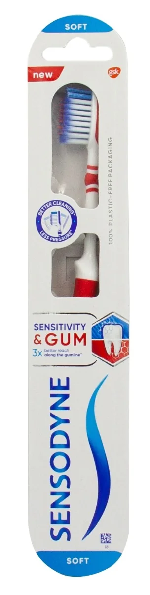 Periuta de dinti Sensitivity & Gum Soft, 1 bucata, Sensodyne