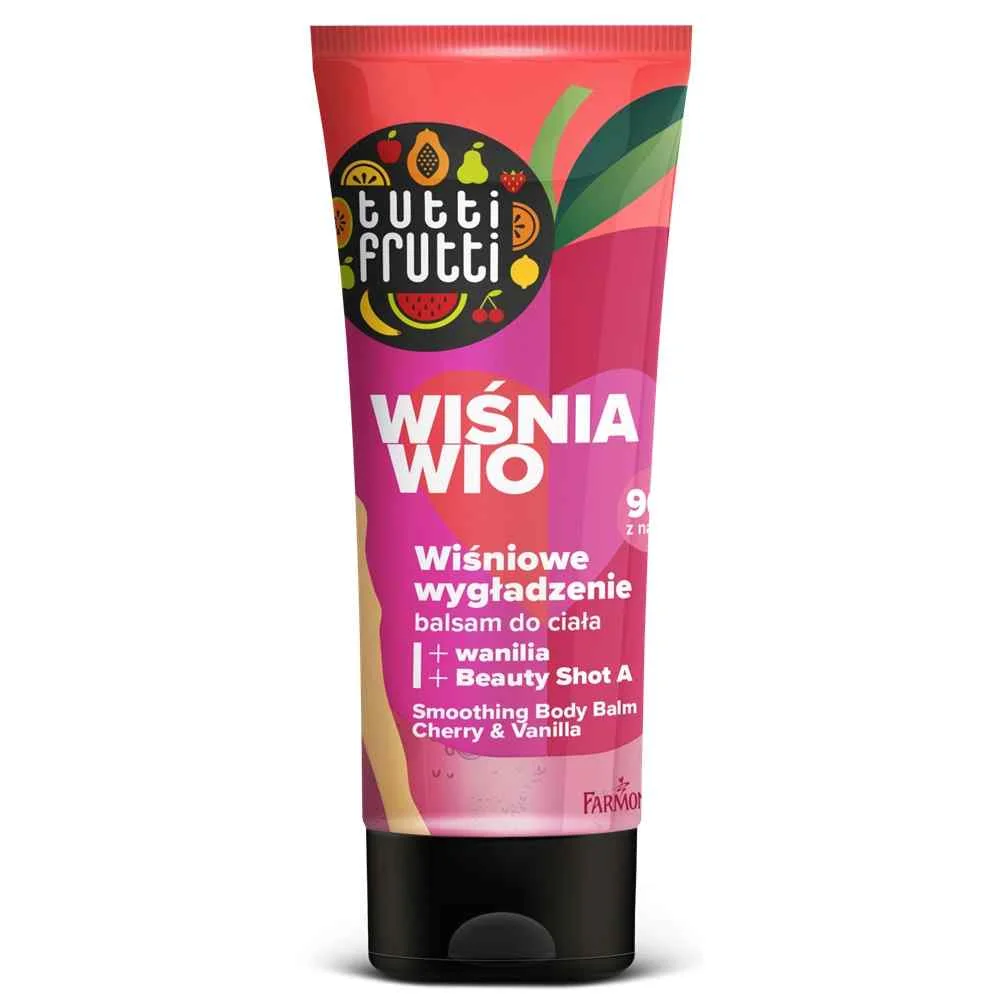 Lotiune netezitoare pentru corp cu cirese si vanilie Tutti Frutti, 200ml, Farmona