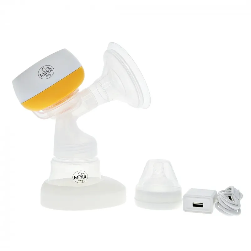Pompa san electrica cu biberon & acumulator si cablu USB Baby, 1 bucata, Minut