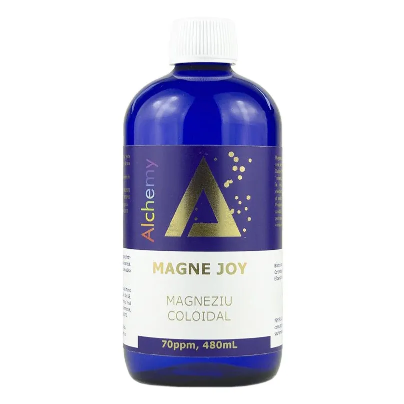 Magneziu coloidal Magne Joy 70 ppm, 480ml, Alchemy