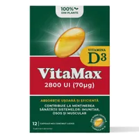 Vitamina C3 2800UI, 12 capsule moi, Vitamax