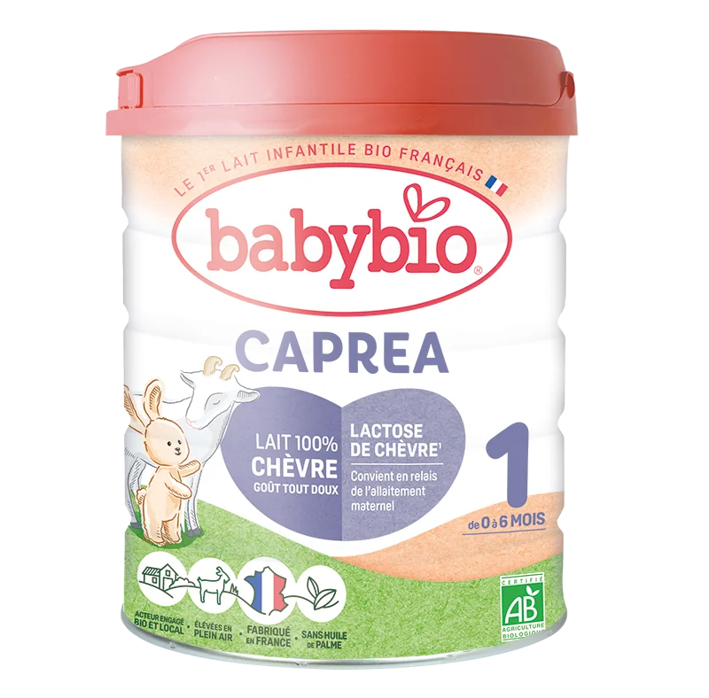 Lapte praf de capra Organic Caprea 1 Bio, 800g, BabyBio