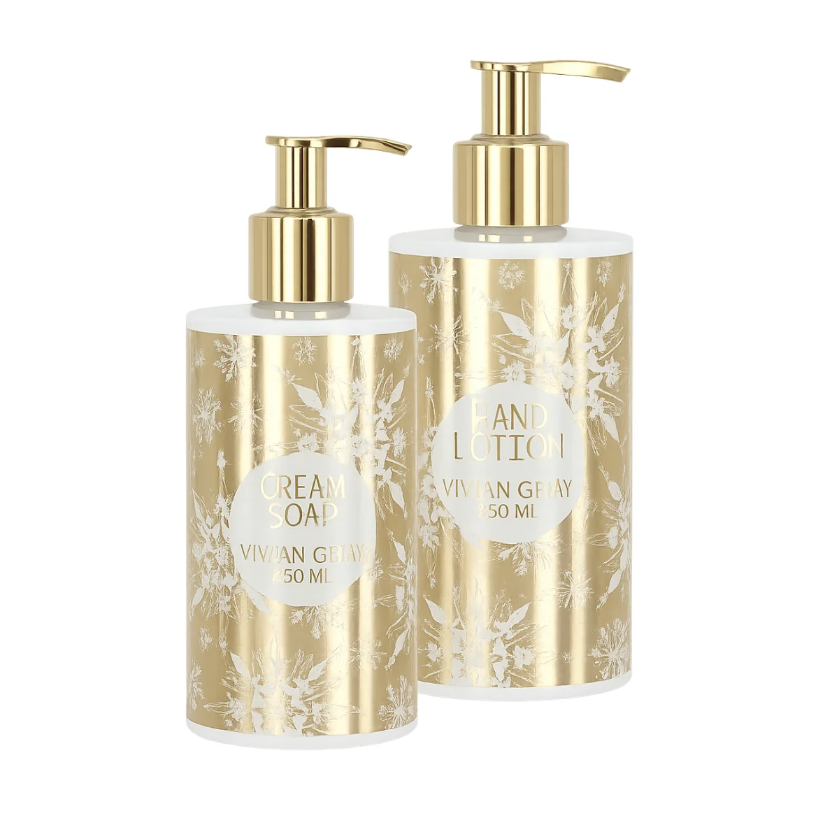 Set Golden Glitters X-Mas Sapun lichid 250ml + Lotiune de maini 250ml, Vivian Gray