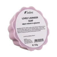 Sapun natural cu glicerina Lovely Lavender, 100g, Sabio