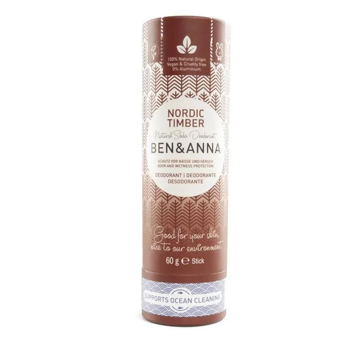 Deodorant natural Nordic Timber, 60g, Ben&Anna