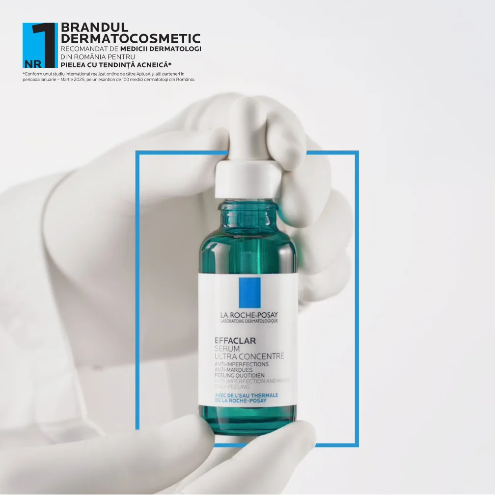 Ser ultra concentrat anti-imperfectiuni si anti-semne ten gras cu tendinta acneica Effaclar, 30ml, La Roche-Posay