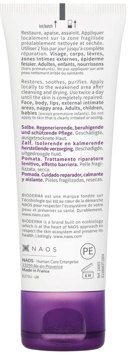 Lotiune reparatoare hidratanta Cicabio Pomada, 40ml, Bioderma