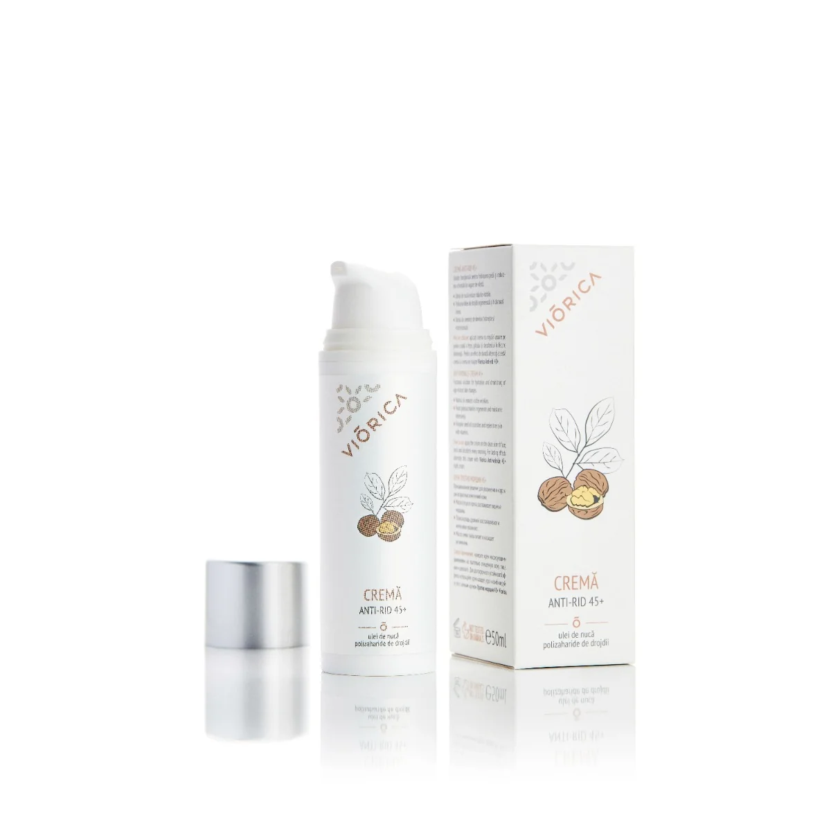 Crema de fata anti-rid 45+, 50ml, Viorica