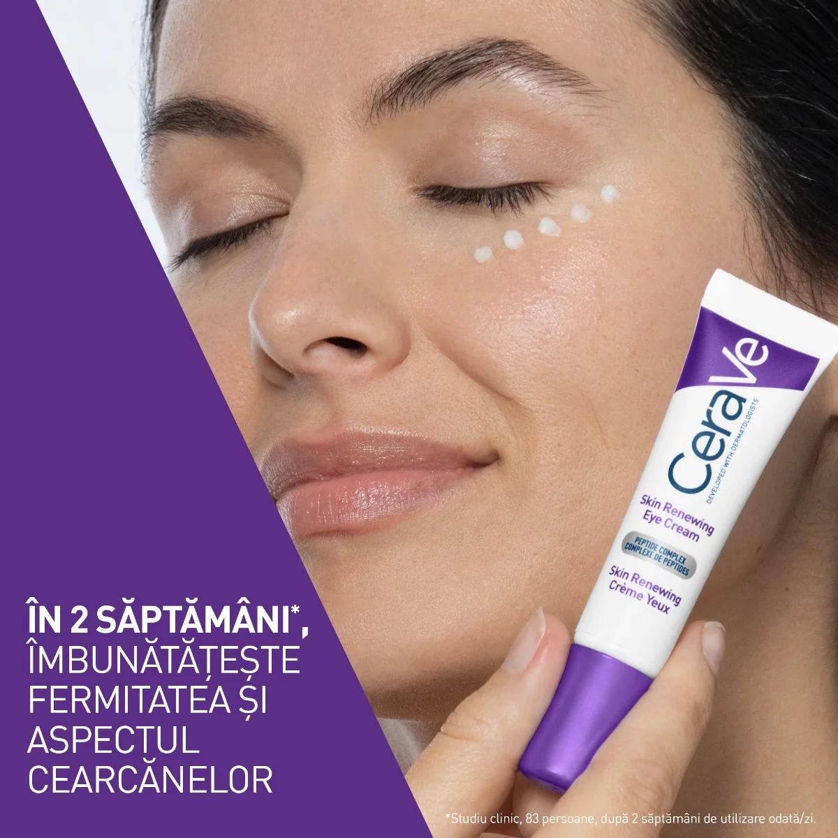 Crema de ochi antirid Skin Renewing pentru toate tipurile de ten, 14ml, CeraVe