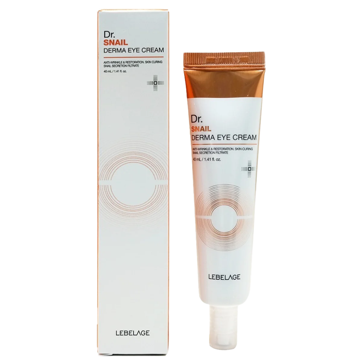 Crema pentru conturul ochilor cu Extract de melc si Colagen Dr. Snail, 40ml, Lebelage