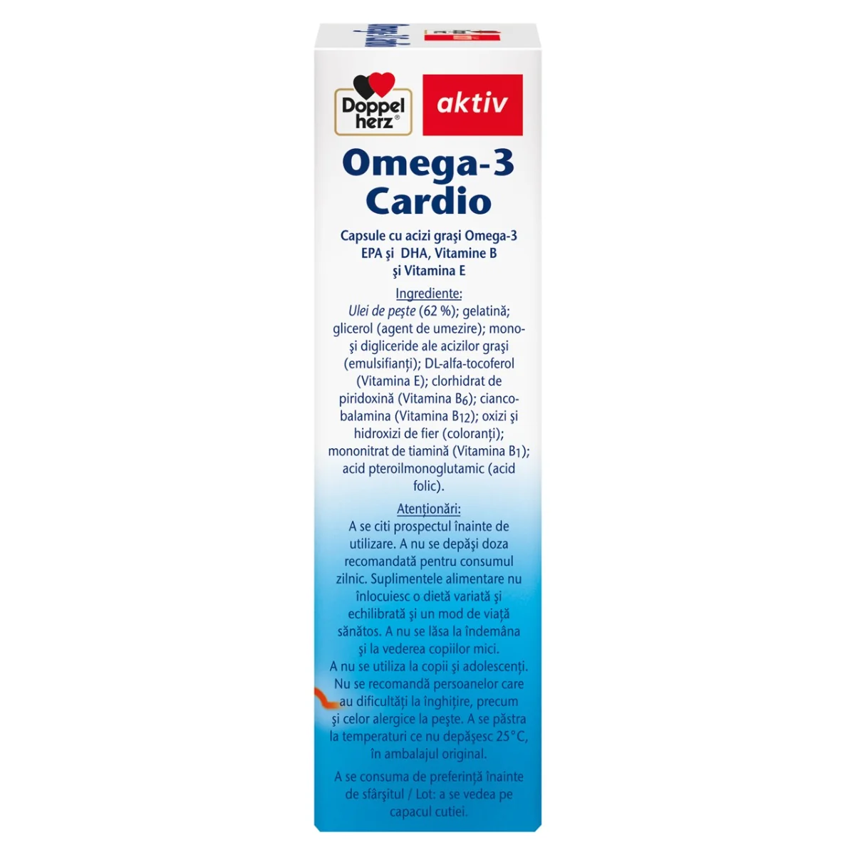 Omega-3 Cardio, 60 capsule, Doppelherz
