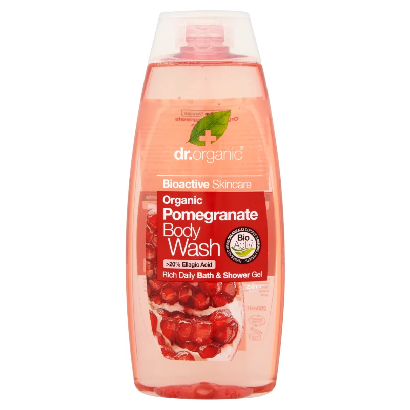 Dr.Organic Rodie Gel de dus, 250ml
