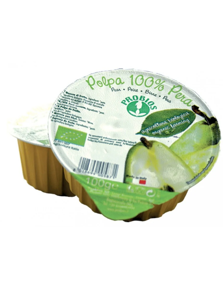 Piure de pere fara adaos de zahar, 100g, Probios