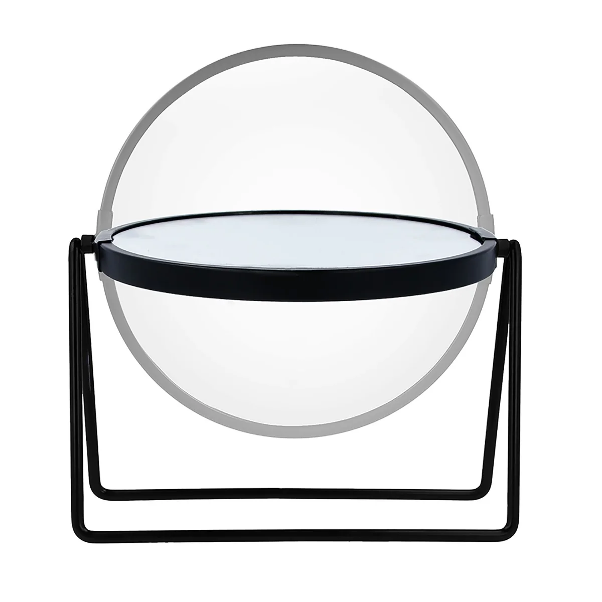 Oglinda cosmetica Negru Mat 3x, 1 bucata, Parsa Beauty