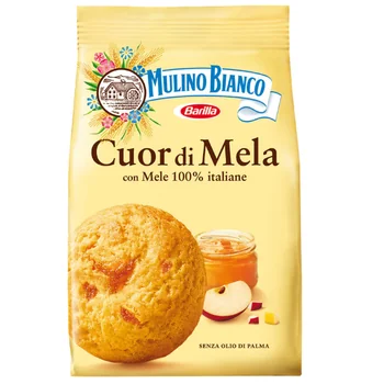 Biscuiti cu gem de mere Cuor di Mela, 250g, Mulino Bianco