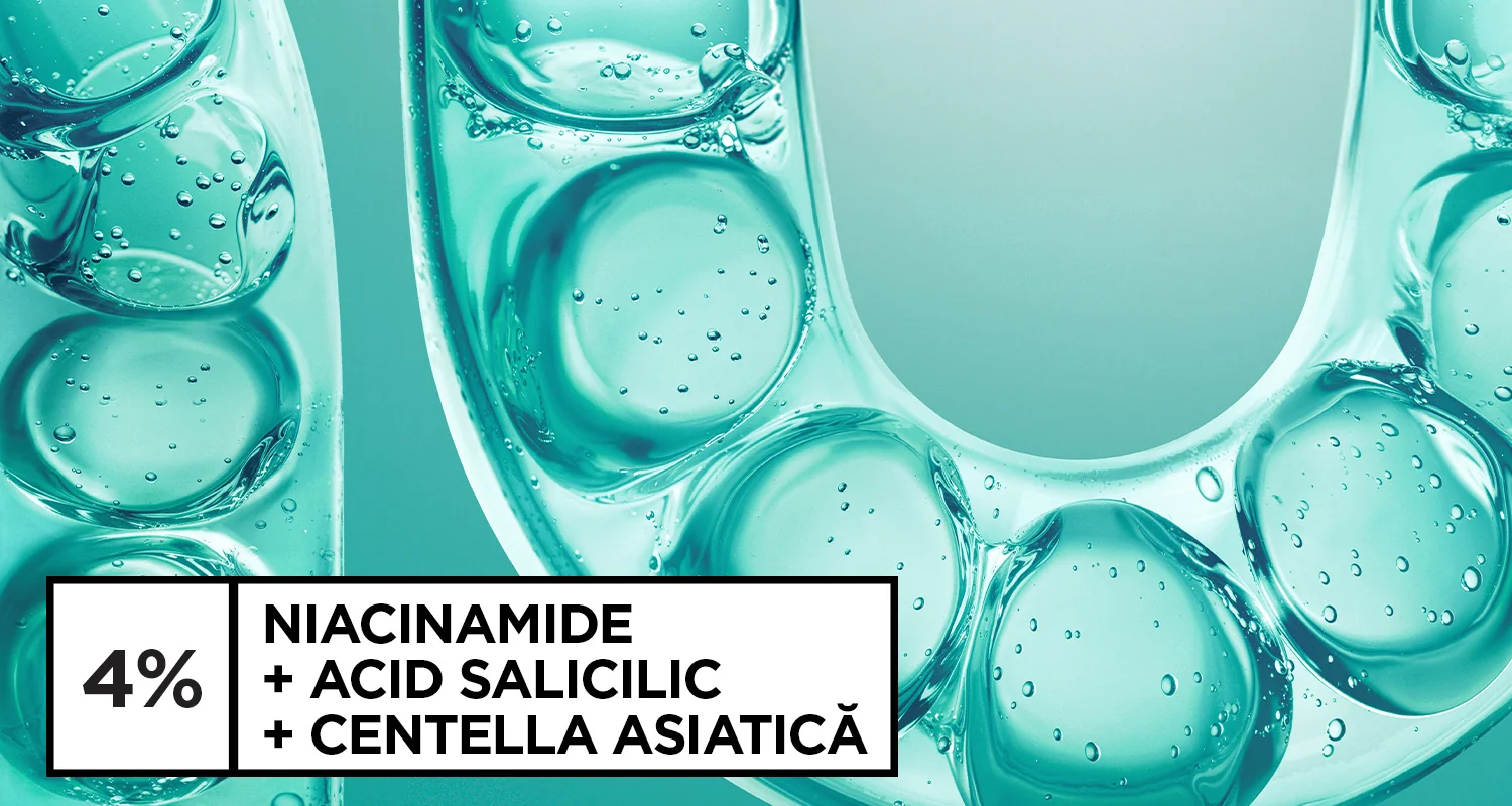 Crema Garnier cu 4% niacinamide, acid salicilic si centella asiatica pentru ingrijirea tenului cu imperfectiuni. Crema Garnier cu 4% niacinamide, acid salicilic si centella asiatica pentru ingrijirea tenului cu imperfectiuni.