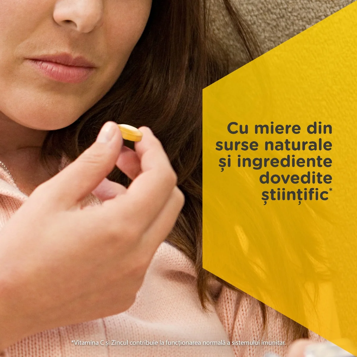 Pastile calmante cu miere pentru sustinerea imunitatii, 24 pastile, Zarbee's