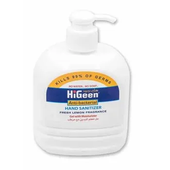 Gel dezinfectant pentru maini Fresh Lemon Fragrance, 500ml, HiGeen 
